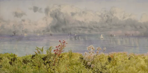 Bristol-kanalen fra den walisiske kyst, 1895